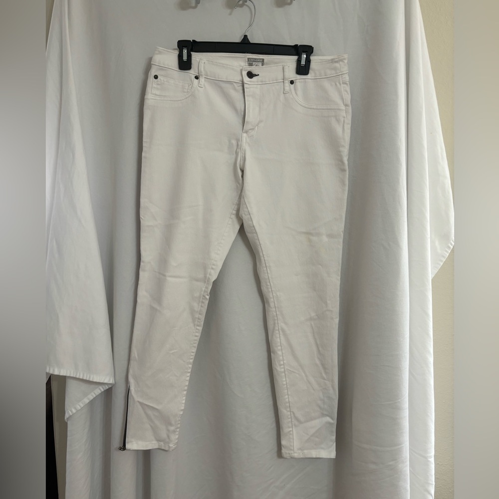 Converse White Skinny Jeans